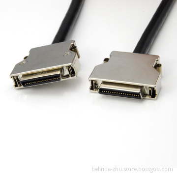 36pin SCSI Cable Assembly Type with Metal Shell and Spring Latch